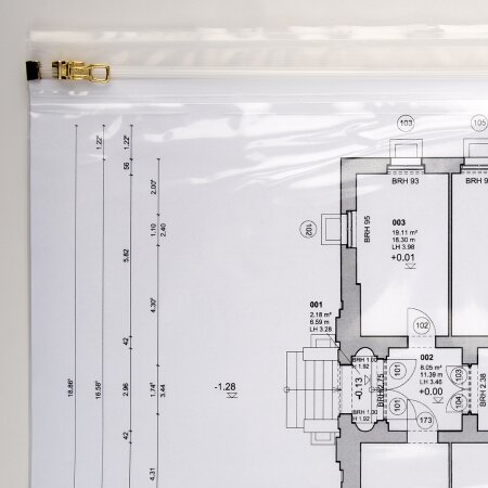 Planschutzhülle DIN A4 230 x 320 mm 10er Pack