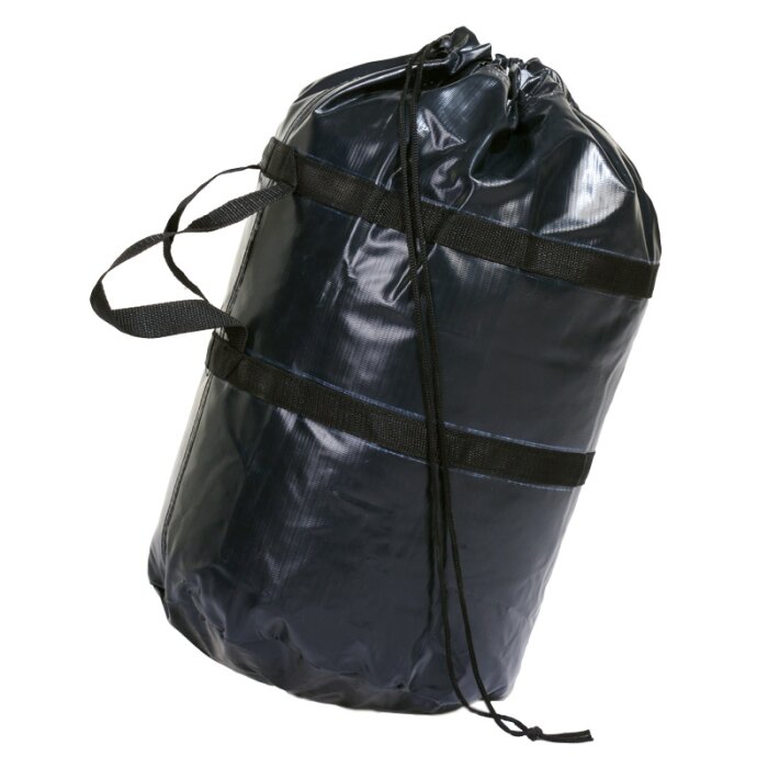 Transporttasche für Luftschläuche, 50 x 45 cm, schwarz, mit Verschlusskordel