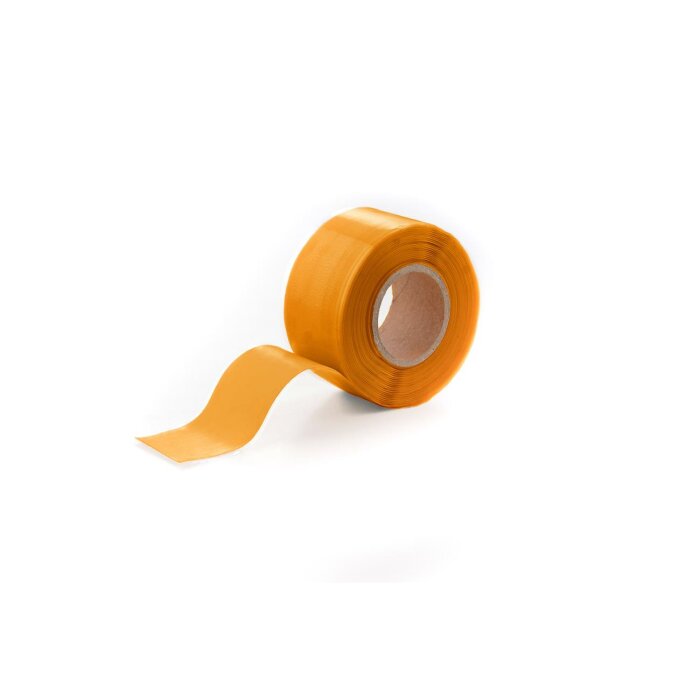 BlitzTape STANDARD in Farbe ORANGE, Breite 25 mm x Länge 3 m x Dicke 0,5 mm, universelles selbstverschweißendes Silikonband Reparaturband Dichtungsband Tape