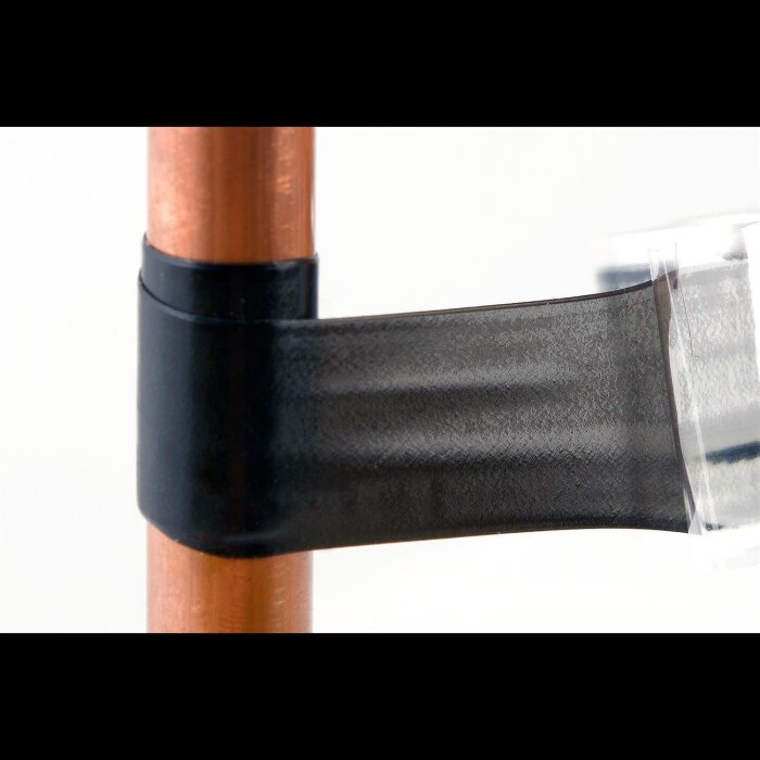BlitzTape EXTRA-BREIT in Farbe SCHWARZ, Breite 50 mm x Lnge 3 m x Dicke 0,5 mm, universelles selbstverschweiendes Silikonband Reparaturband Dichtungsband Tape
