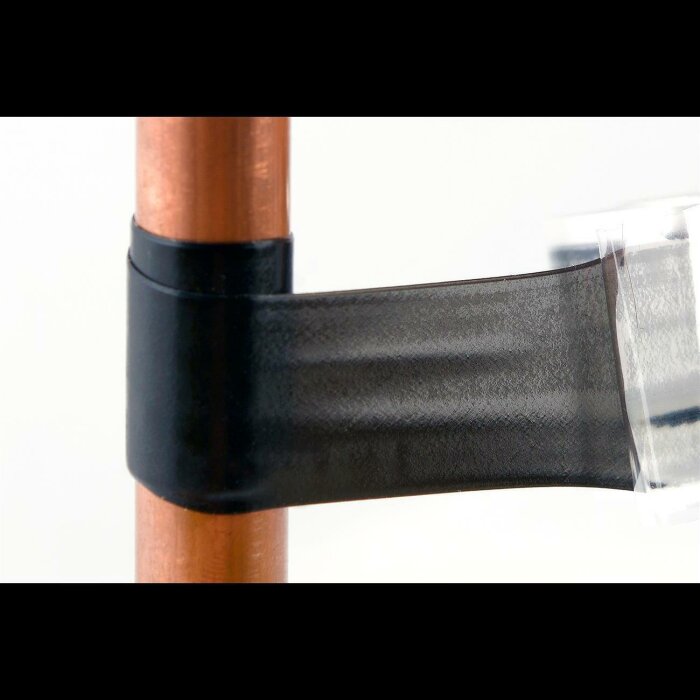 BlitzTape OVERSIZE in colour BLACK, 50 mm x 10 m x 0,7 mm universal self-amalgamating silicone tape repair tape sealing tape