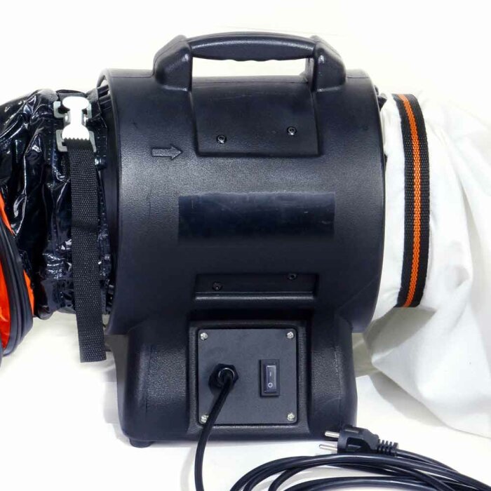 Abluftschlauch  200 mm 8 inkl. Zurrgurt, Lnge 5 m, fr Luftgeblse Basic
