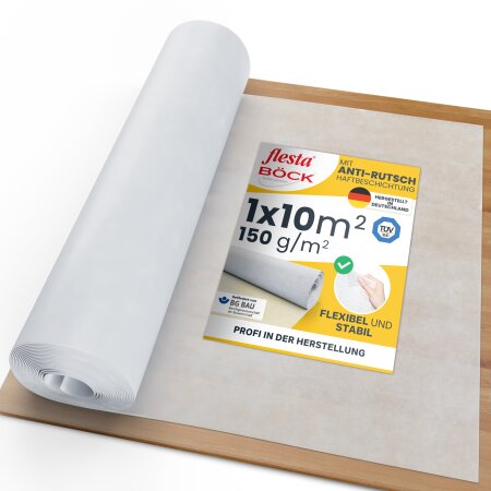 Abdeckvlies selbsthaftend 150 gr/m, wei/hellbunt, 1 x 10 m