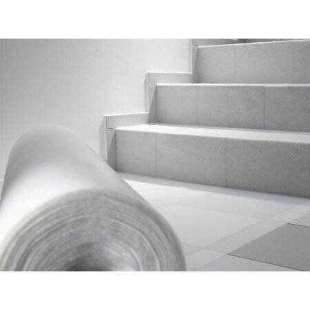flesta® Abdeckvlies EasyTopper BG selbsthaftend für Boden und Treppe 150 g, weiß/hellbunt, 1 x 10 m
