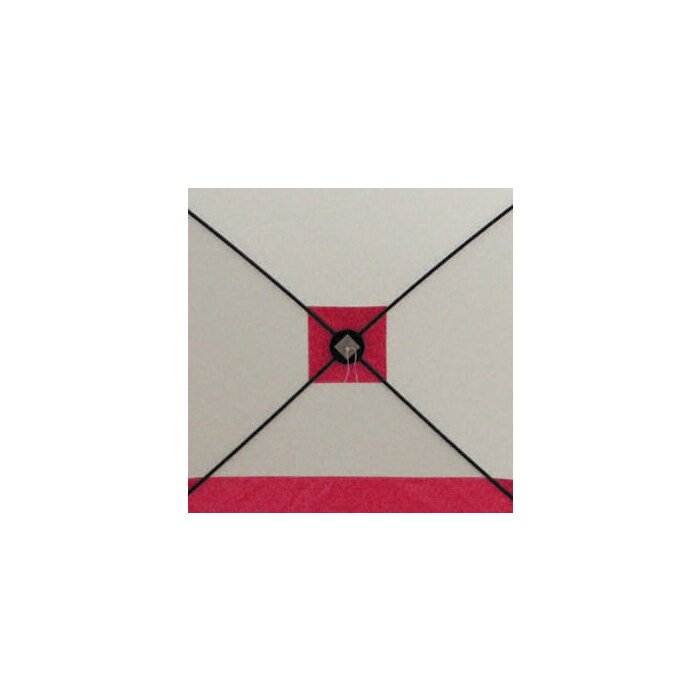 Arbeitszelt Montagezelt 350 KE 350 x 350 x 215 cm in Rot