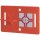 Rothbucher RS30 BMI Vermessungs-Plakette mit Reflexzielmarke 30x30 mm, rot, 5er-Pack