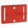 Rothbucher RS21 Meterriss-Plakette selbstklebend, für Putzarbeiten, 20er Pack, rot
