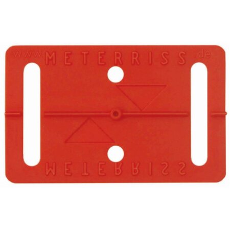 Rothbucher RS11 Meterriss-Plakette selbstklebend, 5er Pack