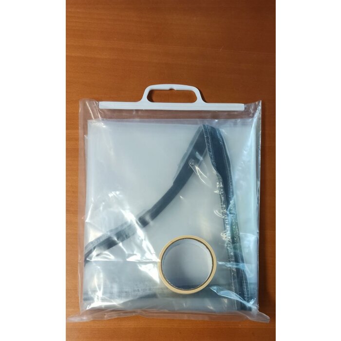 Staubschutztr Schmutzschleuse Zipper Door m. Reiverschluss und Klebeband 1,20 x 2,20 m, PE-Folie, transparent, Durchfahrt, Einweg