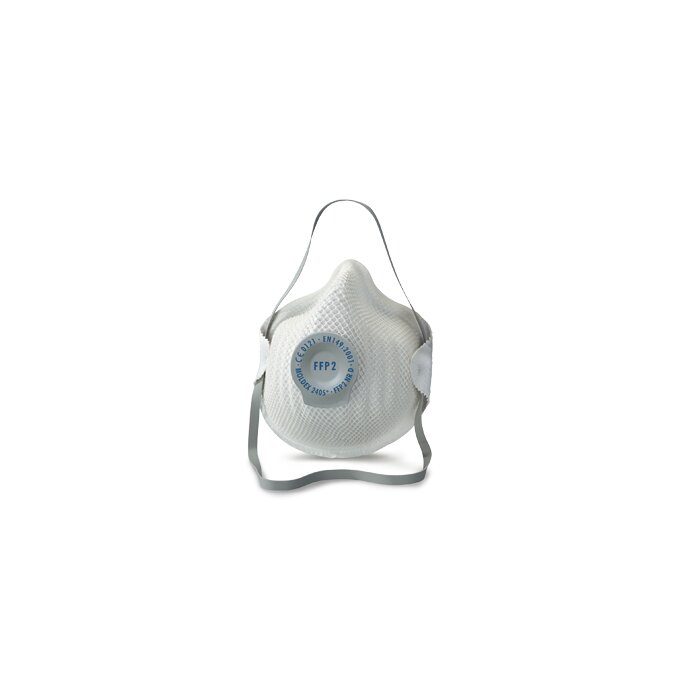 MOLDEX Pura-Mask 2405 Atemschutzmaske Feinstaubmaske FFP2S mit Klimaventil, 20er-Pack