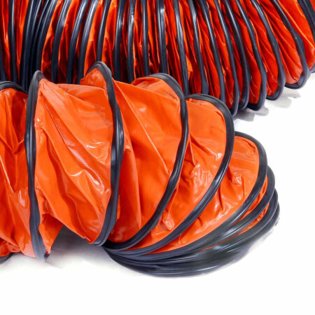 Abluftschlauch Ø 350 mm 14" inkl. Zurrgurt, Länge 5 m, für Luftgebläse