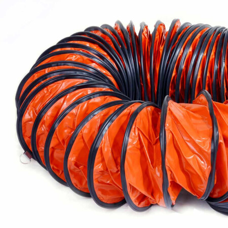 Abluftschlauch Ø 350 mm 14" inkl. Zurrgurt, Länge 5 m, für Luftgebläse