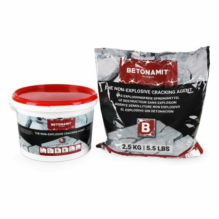 BETONAMIT® Sprengmittel Quellsprengstoff explosionsfrei staubfrei 2,5 kg