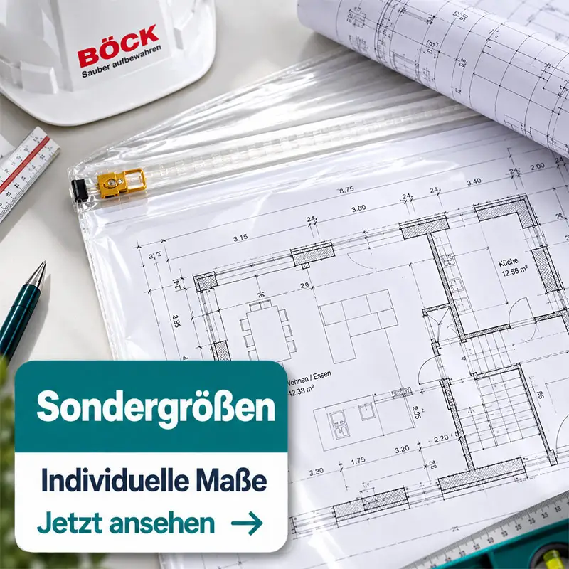 Original BÖCK Planschutzhüllen in Sondergrößen